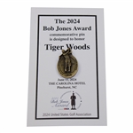 2024 Bobby Jones Award Commemorative Pin Designed in Honor of Tiger Woods