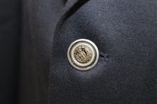 Bobby Clampett's Personal Worn CBS Sports Masters Analyst Navy Blue Arnold Brandt Blazer Jacket 