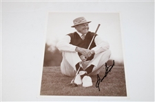 Sam Snead Signed Photo Holding A Golf Club & Byron Nelson Cleveland Golf Photo JSA ALOA