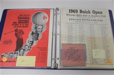 Misc. Pairing Sheets Including 1952 Western Open to 2013 PNC Signed by 12 Golfers JSA ALOA