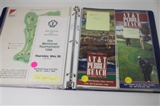 Misc. Pairing Sheets Including 1952 Western Open to 2013 PNC Signed by 12 Golfers JSA ALOA