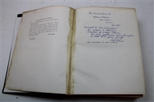 Ben Crenshaw's Personal 1896 'The Golf Book Of East Lothian' LTD ED Book #167 Signed by Author John Kerr