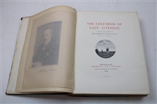 Ben Crenshaw's Personal 1896 'The Golf Book Of East Lothian' LTD ED Book #167 Signed by Author John Kerr