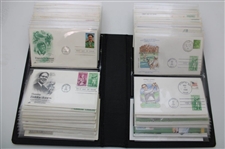 100 First Day Covers w/Some Signed by Charles Coody, Zach Johnson, Nancy Lopez & Others