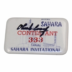 Charles Coody Signed Sahara Invitational Contestant Badge #333 JSA ALOA