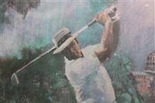 Sam Snead Signed Ltd Ed 255/700 Spitzmiller Lithograph - Framed JSA ALOA
