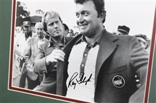 Ray Floyd Signed Green Jacket Presentation Photo with Nameplate - Framed JSA ALOA