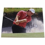 Phil Mickelson Signed 'Hitting Out of Sand Trap' 11x14 Photo JSA ALOA