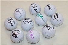 ChiChi, Langer, Keagan & Seven (7) other PGA Stars Signed Golf Balls JSA ALOA