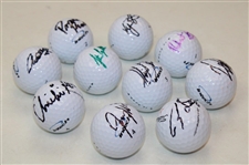 ChiChi, Langer, Keagan & Seven (7) other PGA Stars Signed Golf Balls JSA ALOA