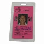 Don Wanstall 1984 Masters Tournament Caddy Badge #48