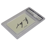 Gary Player Signed 2001 Senior Players Championship Clubhouse Badge PSA Authentic AUTO
