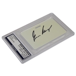 Gary Player Signed 2001 Senior Players Championship Clubhouse Badge PSA Authentic AUTO