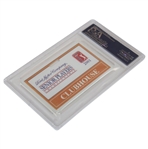 Gary Player Signed 2001 Senior Players Championship Clubhouse Badge PSA Authentic AUTO