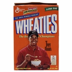 Tiger Woods The Breakfast of Champions 12oz Wheaties Box - Bag Closed/Box Top Opened