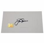 Jack Nicklaus Signed Card with Personal Golden Bear Hologram #01520