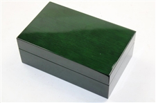 2011 Masters Tournament 75th Masters 1934-2011 Emerald Green Wood Watch Box