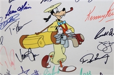 PGA Tour Stars Multi-Signed Goofy Serigraph - Framed JSA ALOA