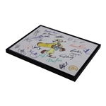 PGA Tour Stars Multi-Signed Goofy Serigraph - Framed JSA ALOA