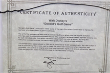 PGA Tour Stars Multi-Signed Goofy Serigraph - Framed JSA ALOA
