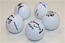 Young, Thornberry, Cone, Kim & Griffin Signed Golf Balls JSA ALOA