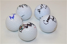 Young, Thornberry, Cone, Kim & Griffin Signed Golf Balls JSA ALOA