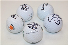 Rodgers, Kaufman, Svensson Mouw & Thorbjornsen Signed Golf Balls JSA ALOA