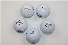 Rodgers, Kaufman, Svensson Mouw & Thorbjornsen Signed Golf Balls JSA ALOA