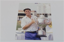 Craig Stadler & Jeff Sluman Signed Photos with Fuzzy Zoeller Signed Card JSA ALOA