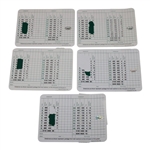 Player, Wall, Faldo, Coody & Goalby Signed Augusta National GC Scorecards JSA ALOA