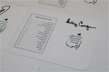 Zoeller, Woosnam, Goalby, Casper & Player Signed Augusta National GC Scorecards JSA ALOA