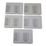 Zoeller, Woosnam, Goalby, Casper & Player Signed Augusta National GC Scorecards JSA ALOA