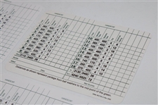 Zoeller, Woosnam, Goalby, Casper & Player Signed Augusta National GC Scorecards JSA ALOA