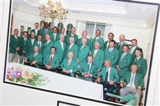 2005 Masters Tournament Masters Club Dinner Framed Photo Display