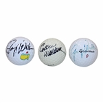 Two (2) Jimmy Walker & Colleen Walker Signed Golf Balls JSA ALOA