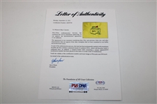 Trevor Immelman Signed 2008 Masters Embroidered Flag PSA/DNA #AK00764