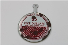 Arnold Palmer 1961 British Open Tab