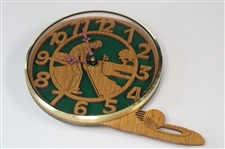 Laser Cut Wood Decor Golf Themed Battery Wall Clock