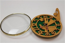 Laser Cut Wood Decor Golf Themed Battery Wall Clock