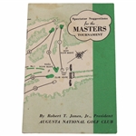 1953 Masters Tournament Spectator Guide - Ben Hogan Winner