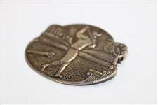 Sterling Silver Post Swing Golfer Pin