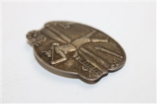 Sterling Silver Post Swing Golfer Pin