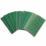 1980-1989 Records of the Masters Tournament Booklets - Ten (10)