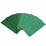 1970-1977 & 1979 Records of the Masters Tournament Booklets - Nine (9)