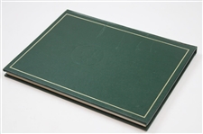 1978 Masters The First Forty One Years Green Annual Book