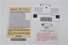 1967-2024 Masters Series Badges & Tickets - Includes 1986, 1997 & 2021