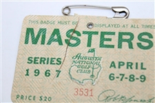 1967-2024 Masters Series Badges & Tickets - Includes 1986, 1997 & 2021
