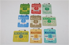 1967-2024 Masters Series Badges & Tickets - Includes 1986, 1997 & 2021