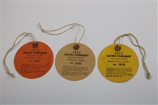 1976 Masters Tournament Monday, Tuesday & Wednesday Practice Rd Tickets - Ray Floyd Winner