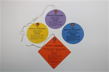 1985 Masters Tournament Monday, Tuesday & Wednesday(x2) Practice Rd Tickets - Bernhard Langer Winner